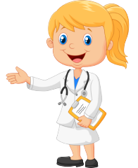 дівчинка лікар